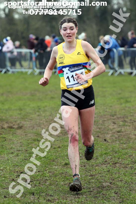 Senior women, 2020 British Athletics Inter Counties Cross Country Champs., Prestwold Hall, Loughborough. Photo: David T. Hewitson/Sports for All Pics